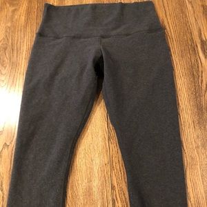 Lululemon High Waisted Wunder Under Cotton Croo